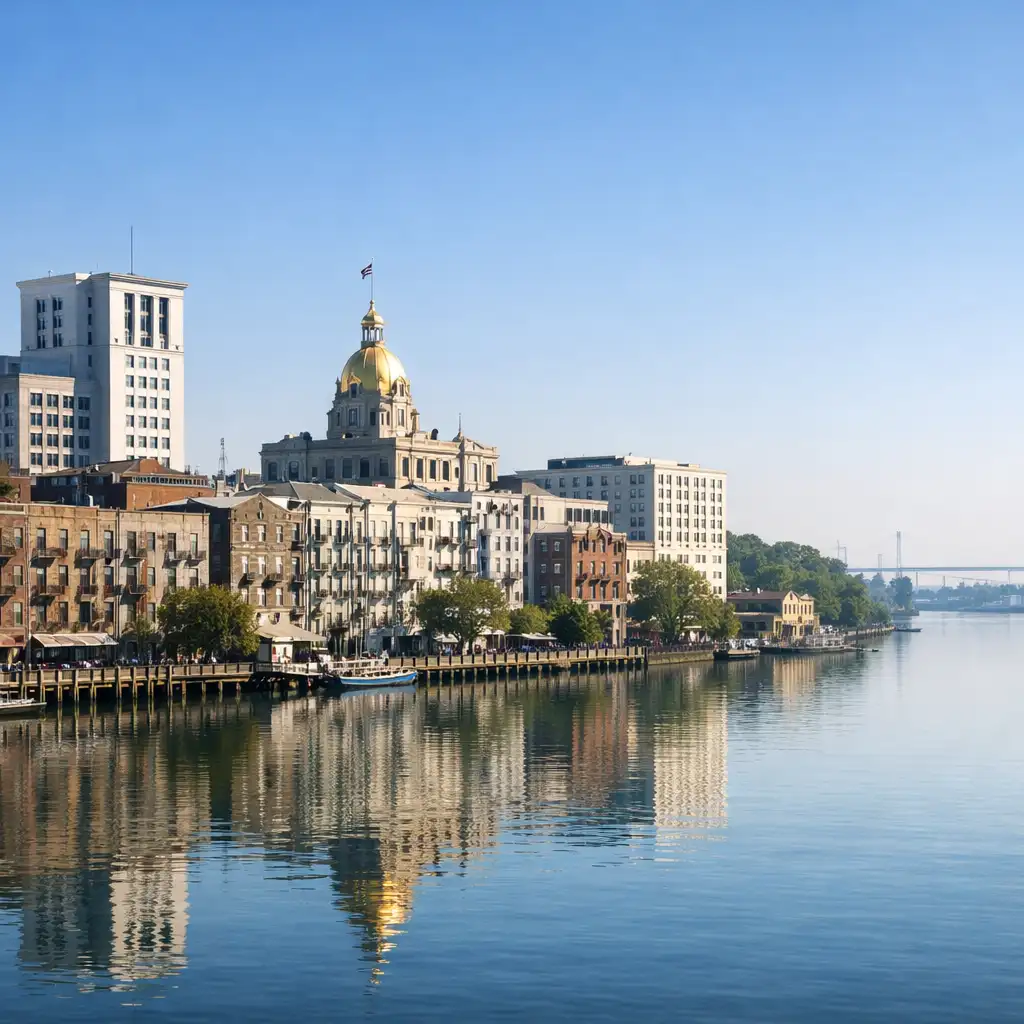 Georgia road and landscape